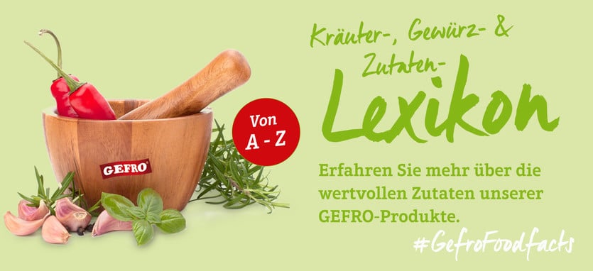 GEFROs Zutaten-Lexikon