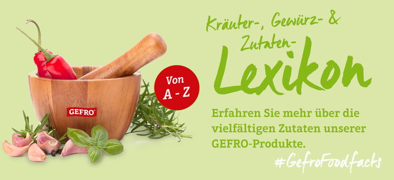 GEFROs Zutaten-Lexikon