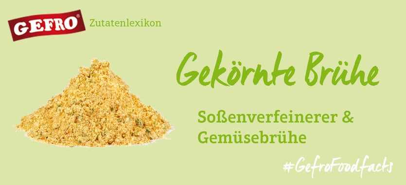 Gekörnte Brühe