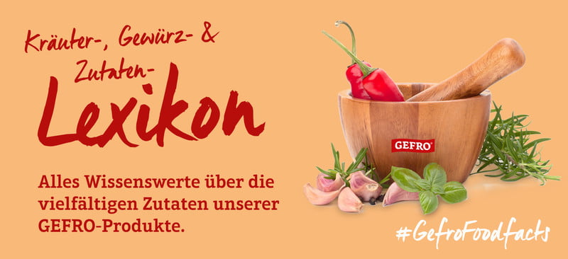 GEFROs Zutaten-Lexikon