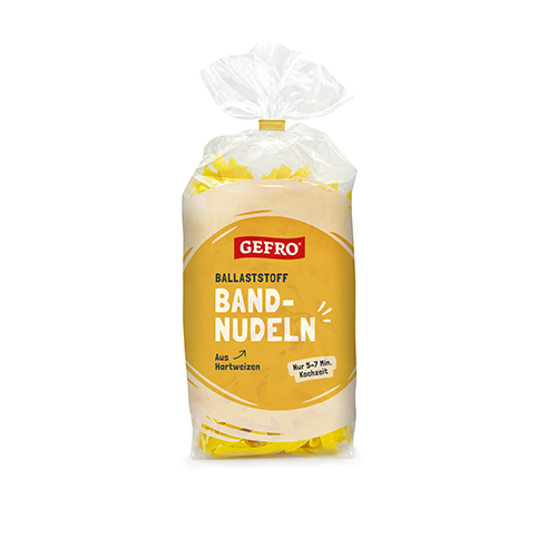 Ballaststoff Nudeln mit wertvollen Ballaststoffen GEFRO